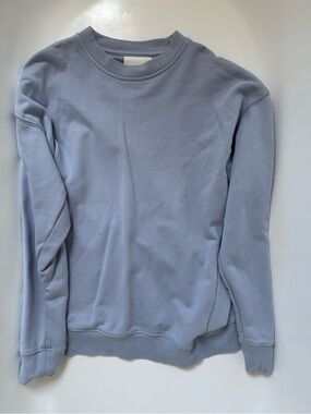 H&M Men's Crewneck Sweatshirt in Pale Blue